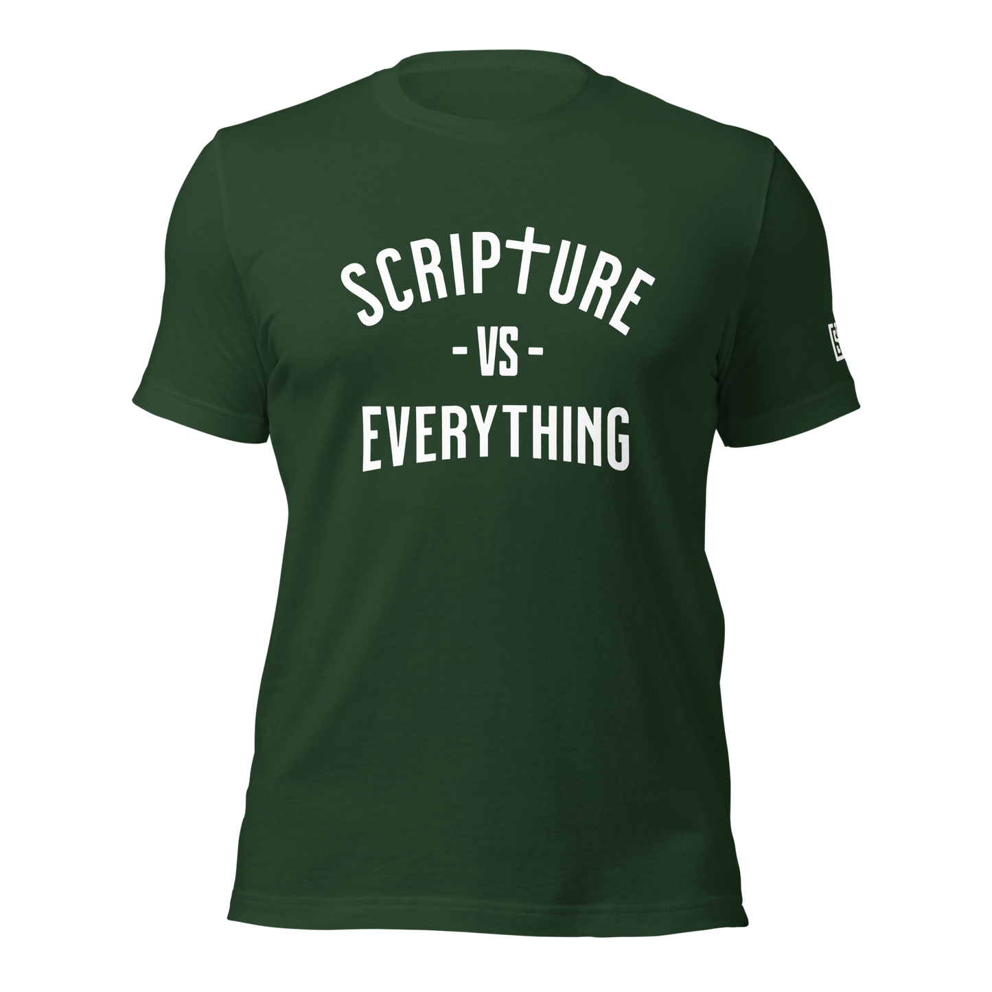 Scripture (White Lettering) Unisex T-shirt