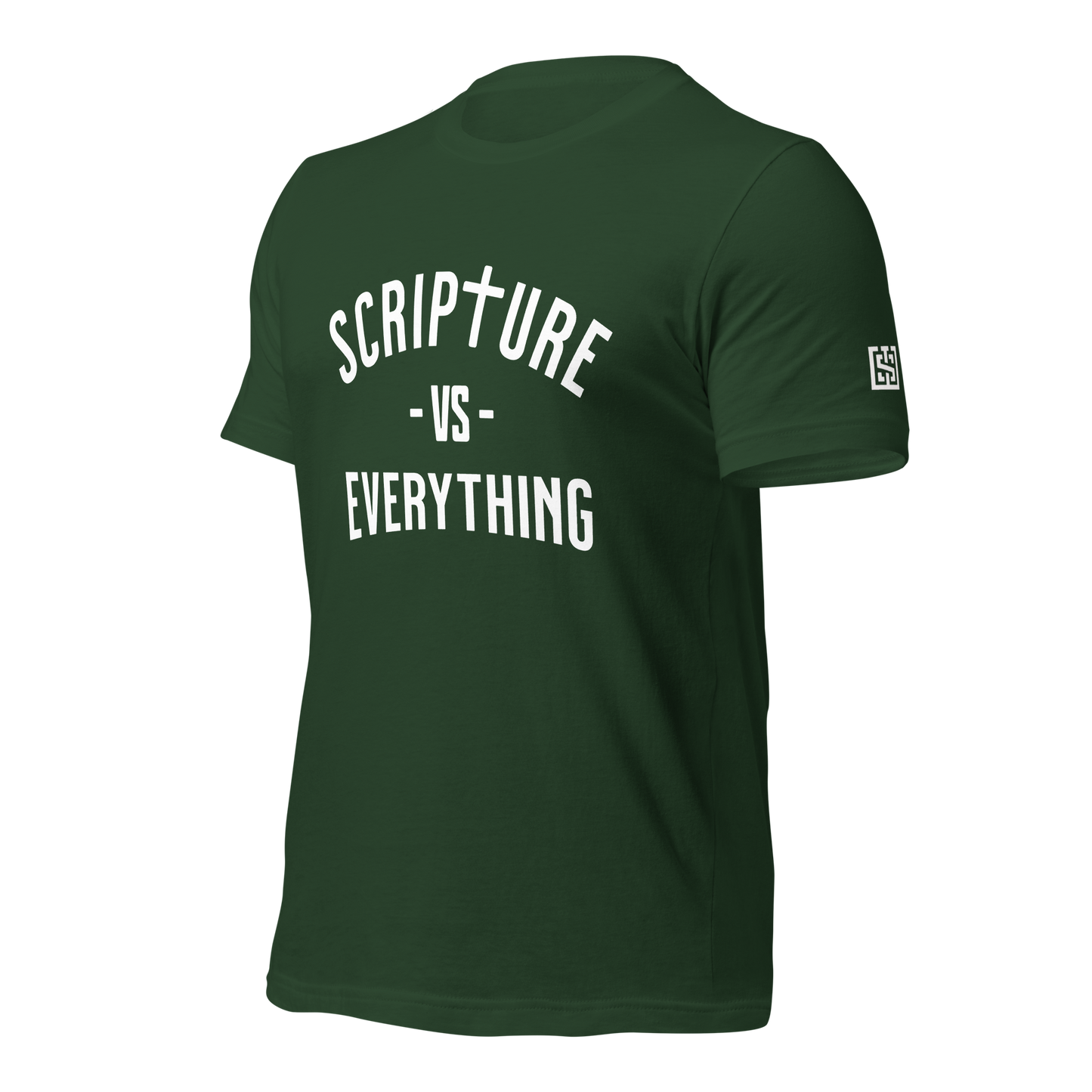 Scripture (White Lettering) Unisex T-shirt