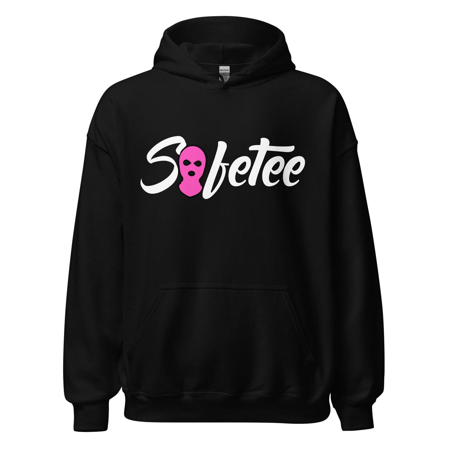 Safetee Hoodie Pink Mask