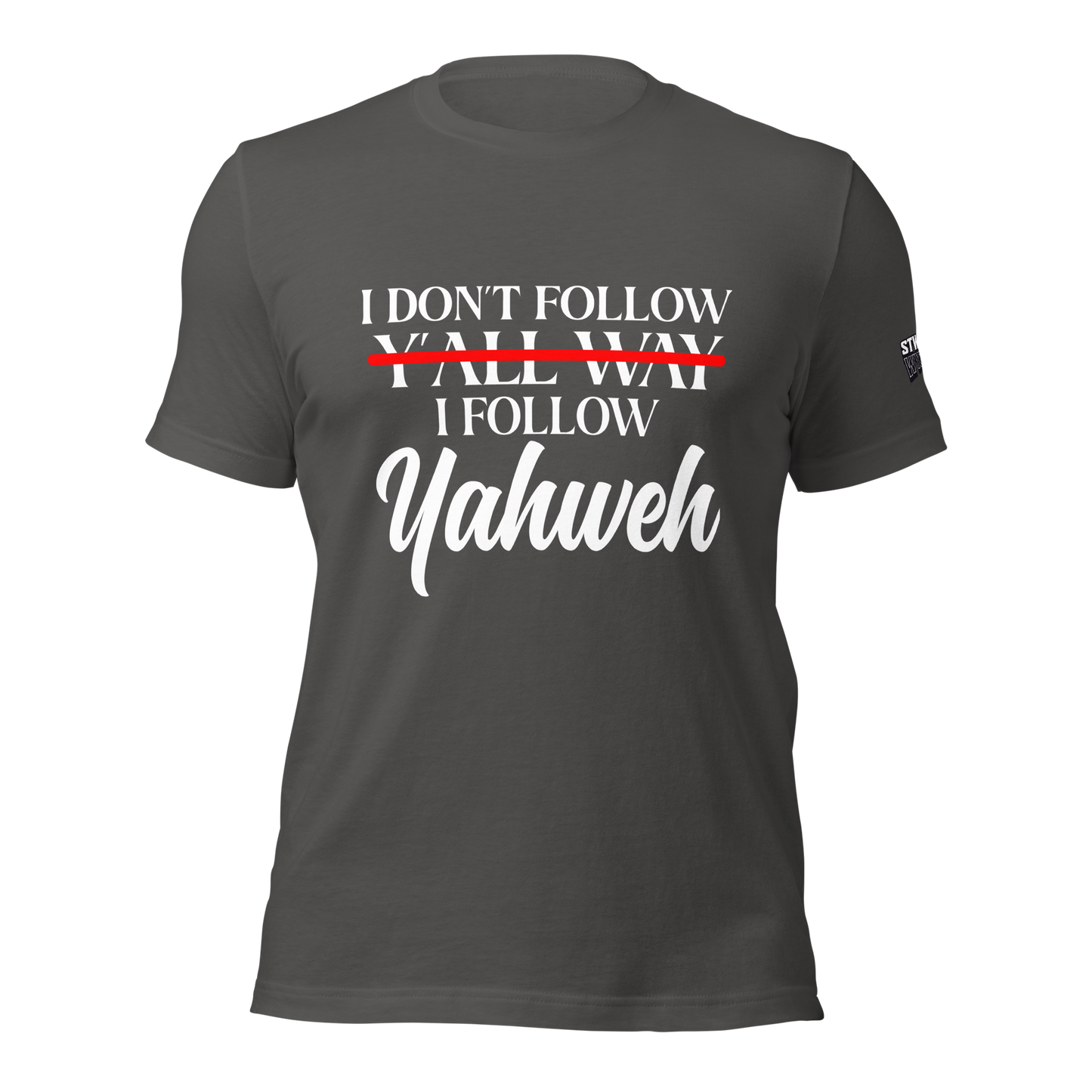 Yahweh Unisex T-shirt (White Lettering)