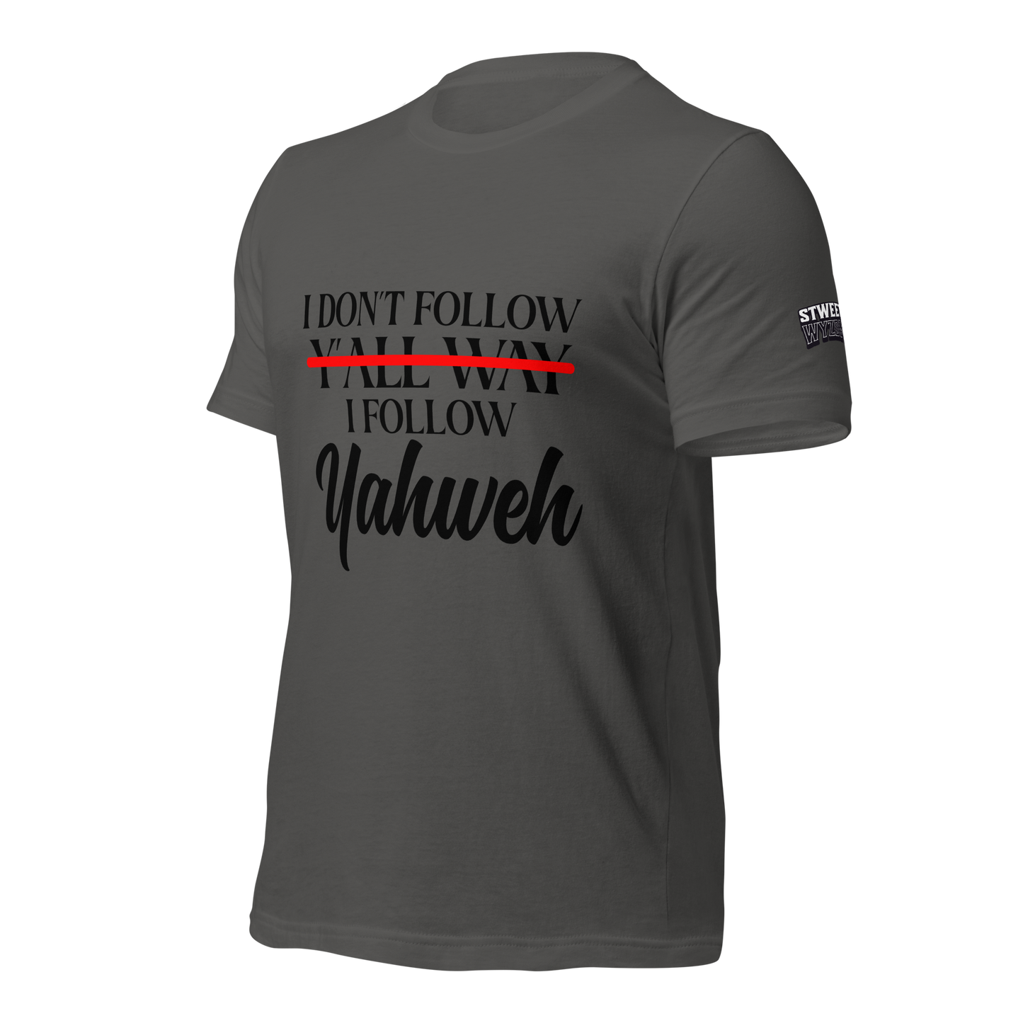 Yahweh Unisex T-shirt (Blacking Lettering)
