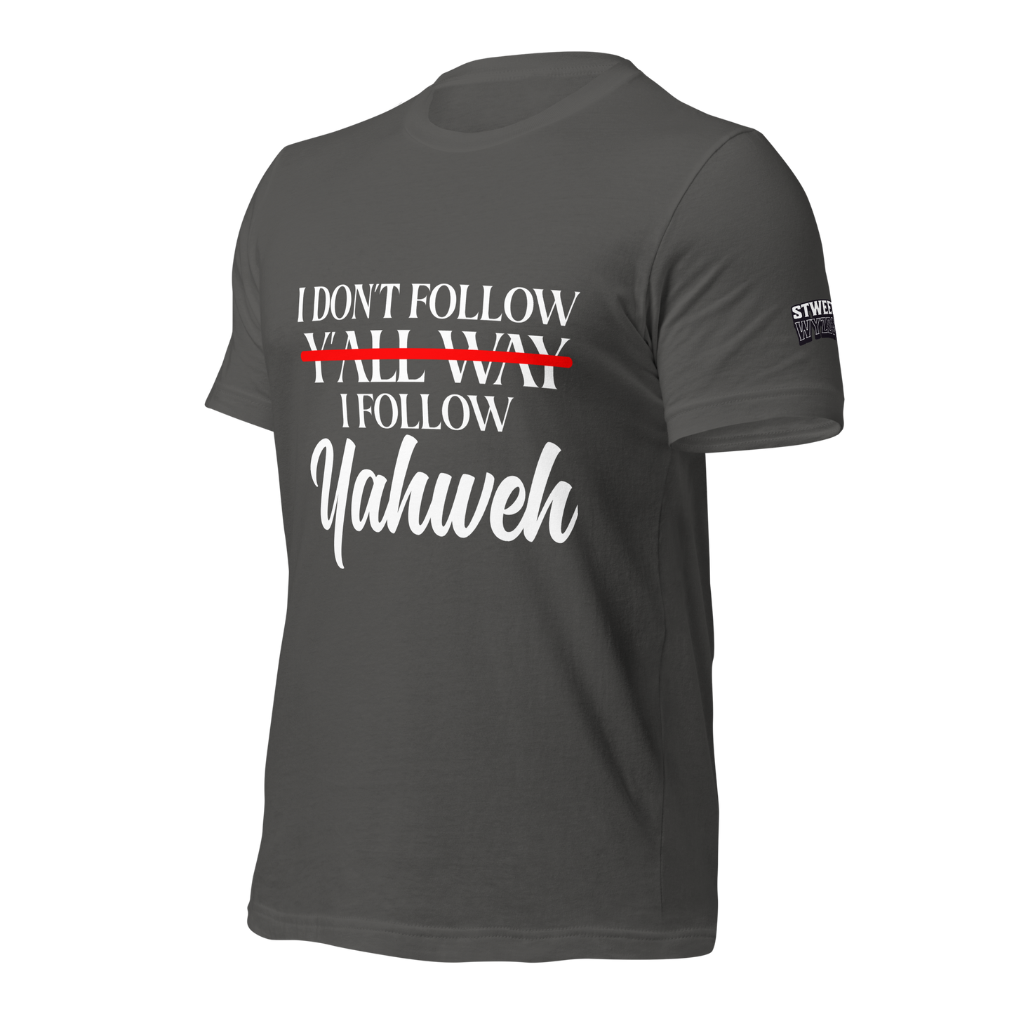 Yahweh Unisex T-shirt (White Lettering)