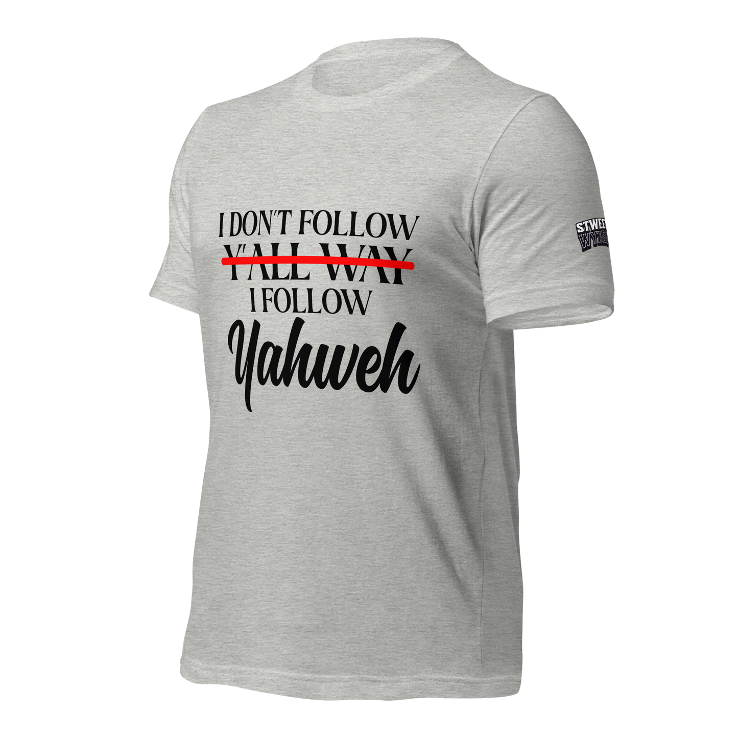 Yahweh Unisex T-shirt (Blacking Lettering)