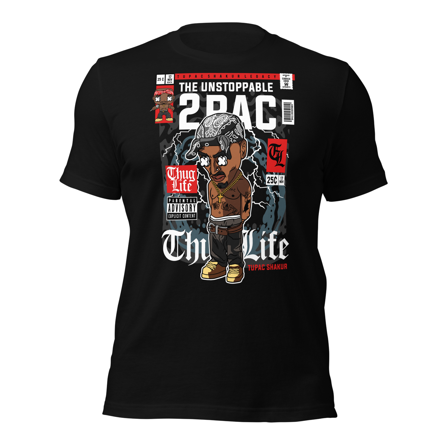 2 PAC Unisex T-shirt