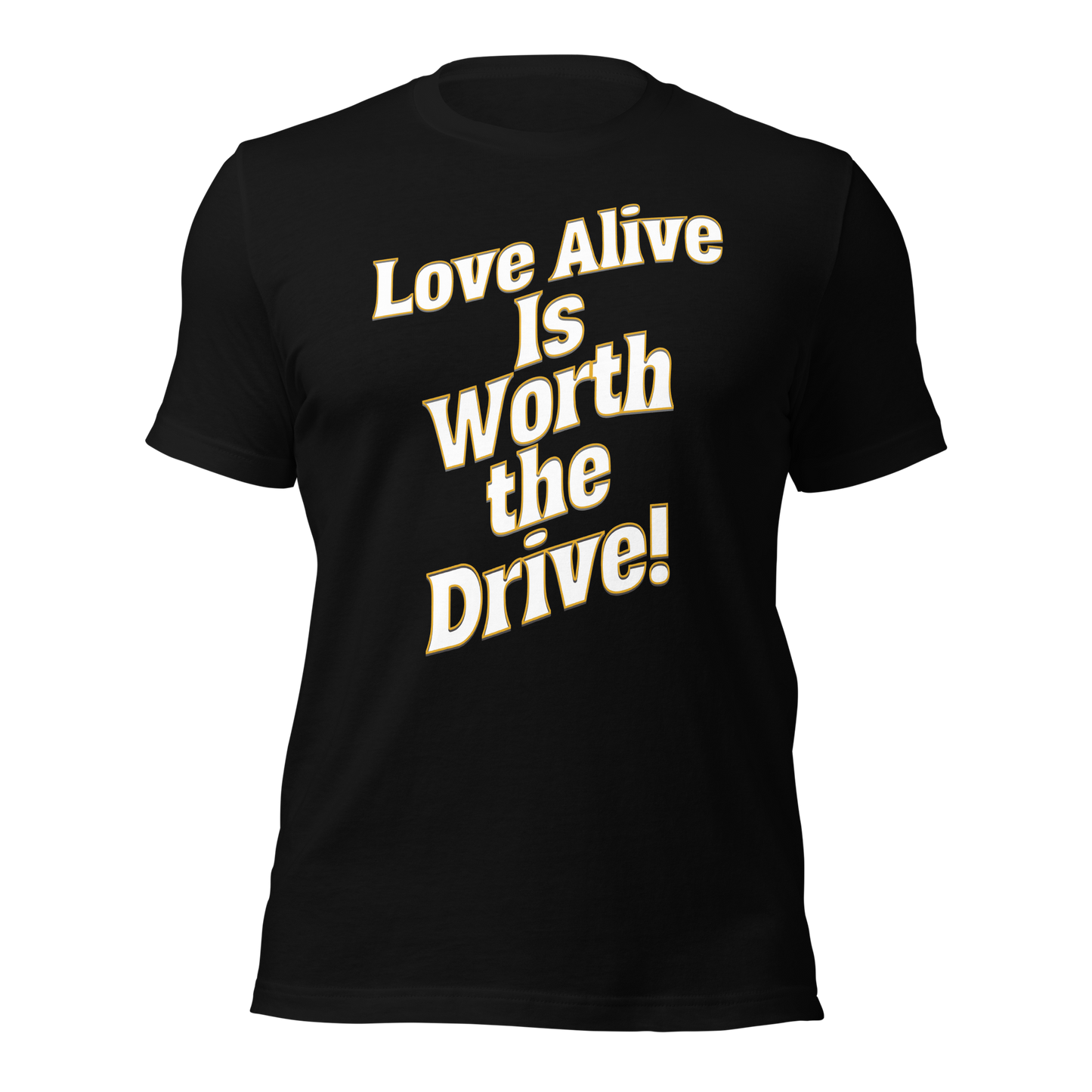 Custom Design Love Alive (Black Tee)