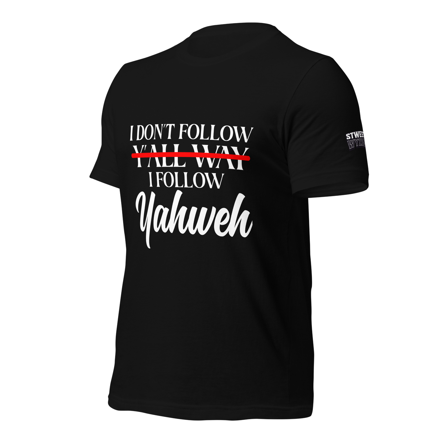 Yahweh Unisex T-shirt (White Lettering)