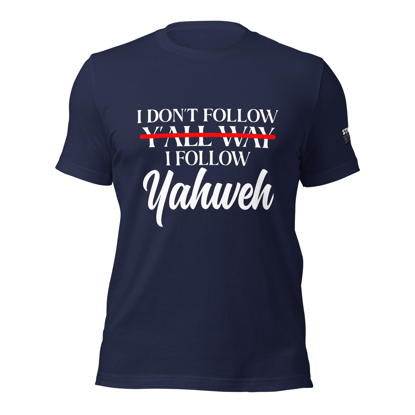 Yahweh Unisex T-shirt (White Lettering)