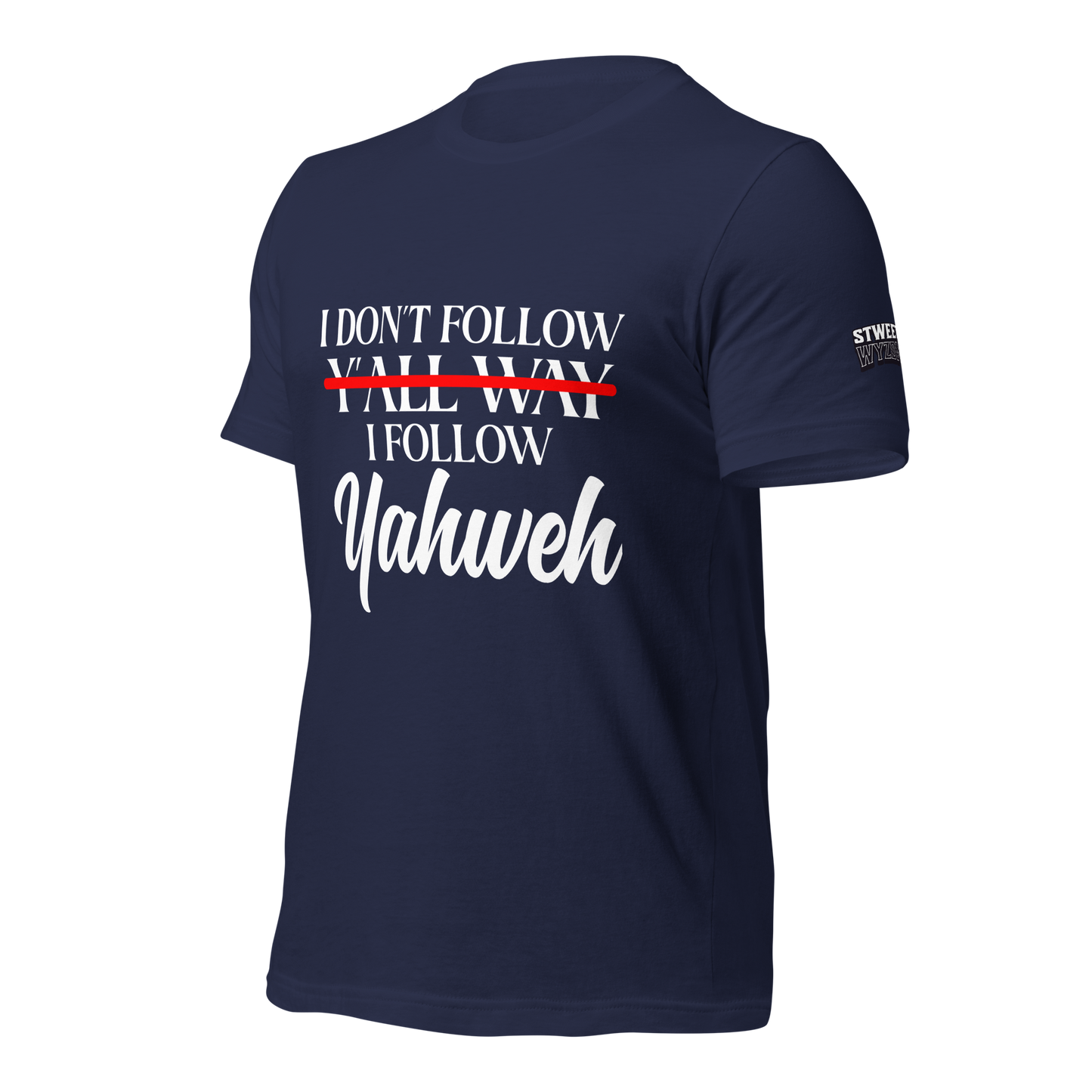 Yahweh Unisex T-shirt (White Lettering)